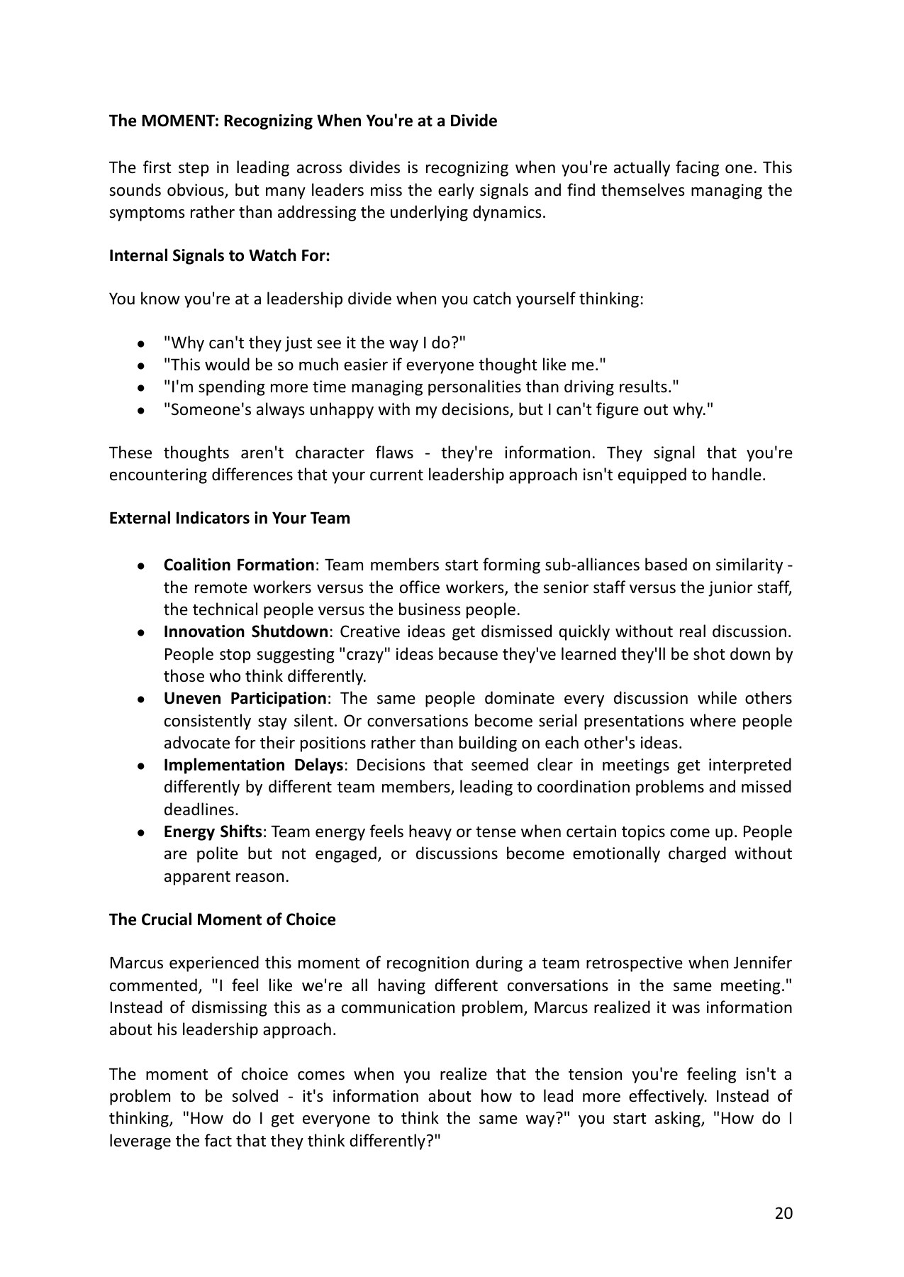 Leadership Rewired sample, page 9 of 11