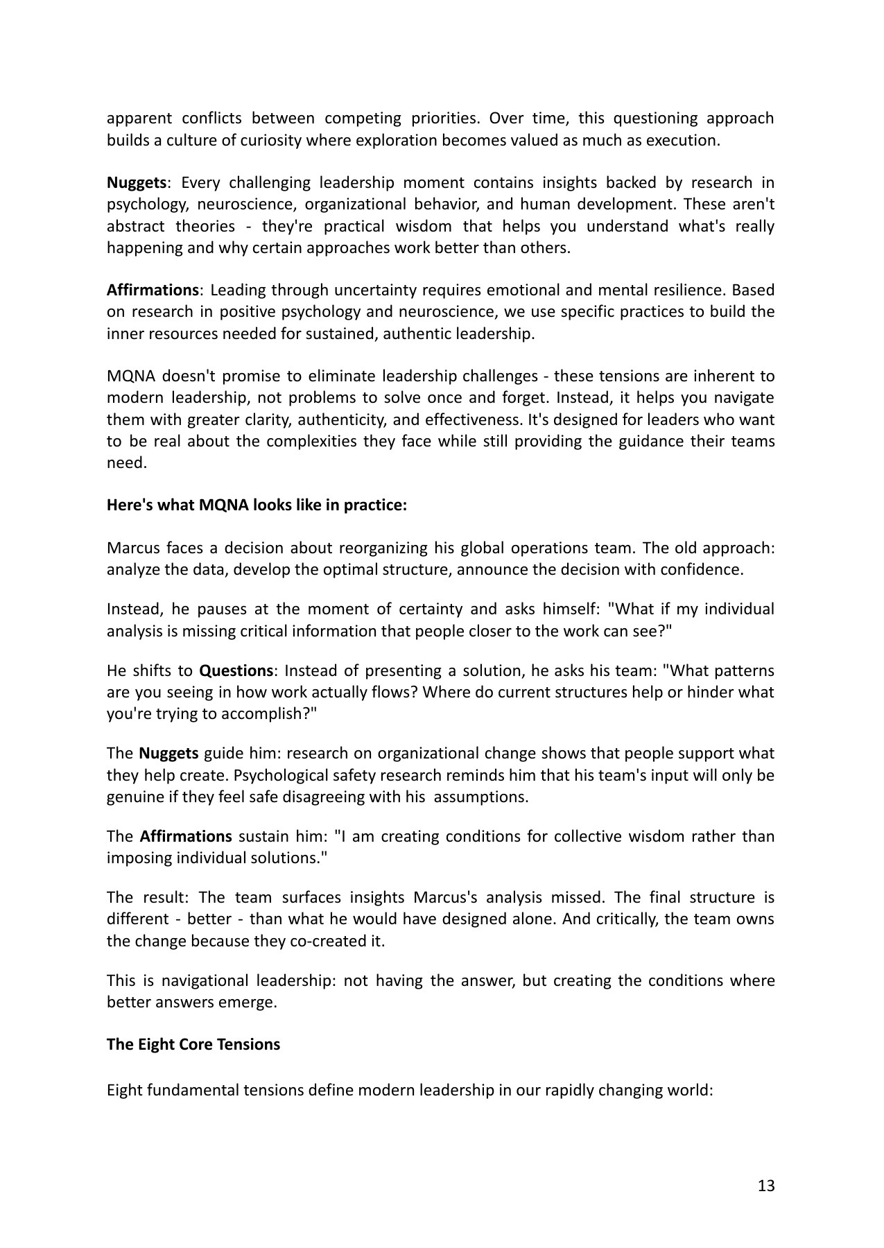 Leadership Rewired sample, page 6 of 11