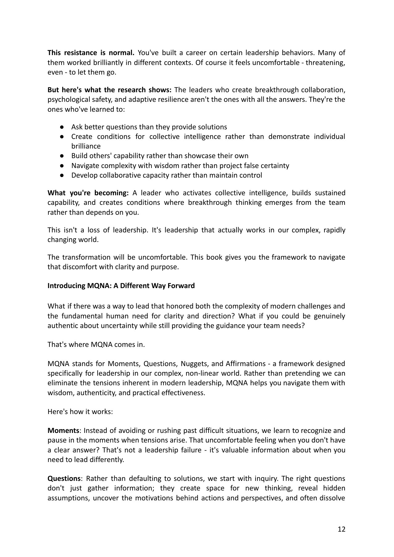 Leadership Rewired sample, page 5 of 11