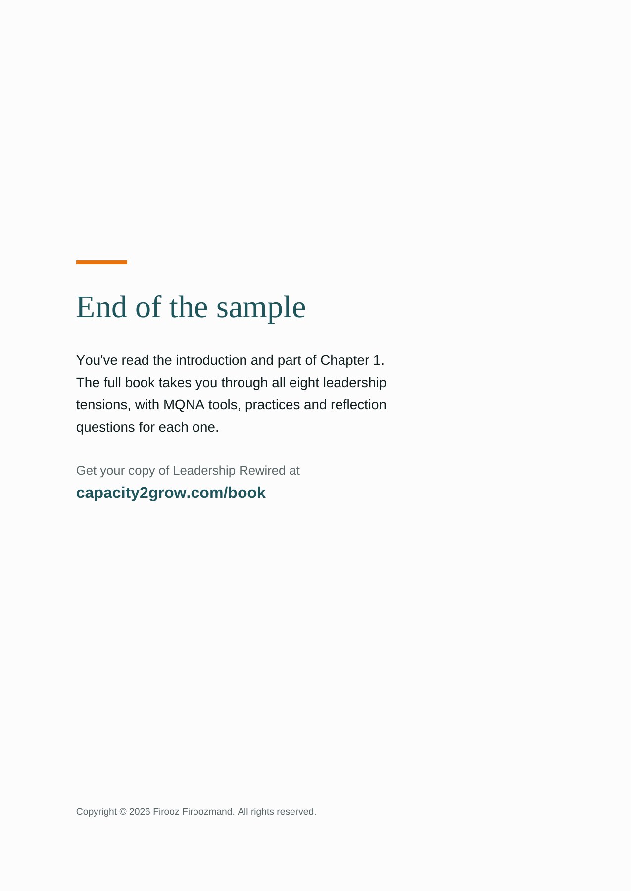 Leadership Rewired sample, page 11 of 11